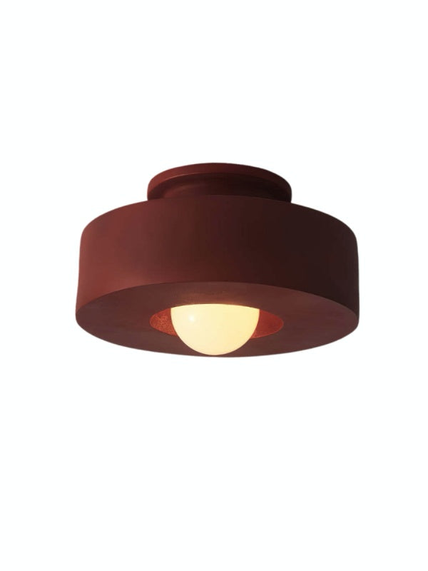 Moderne Nordische Minimalistische Rund Harz Deckenlampe
