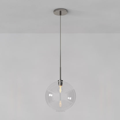 Selvion Sculptural Globe Pendant Light - Modern Glass Pendant Lamp - Sleek Design