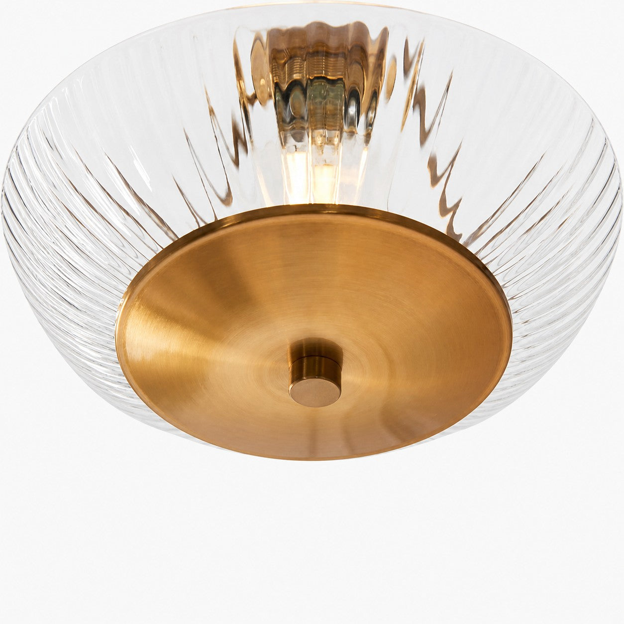 Luntra Deckenleuchte mit geripptem Glas – Elegante Deckenleuchte für Flure und Schlafzimmer