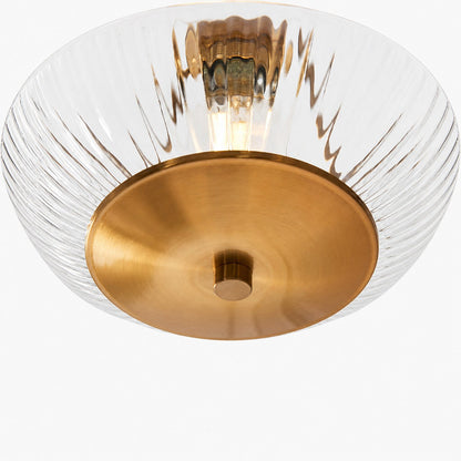 Luntra Deckenleuchte mit geripptem Glas – Elegante Deckenleuchte für Flure und Schlafzimmer