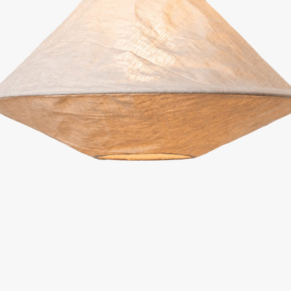 Zalen Collapsible Fabric Shade - Handcrafted Woven Pendant Light for Dining Room and Entryway Ambiance