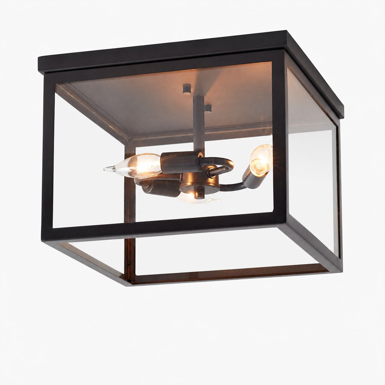 Ferrix Minimalistische Eisen Flush Mount Deckenleuchte für Veranden und Flure