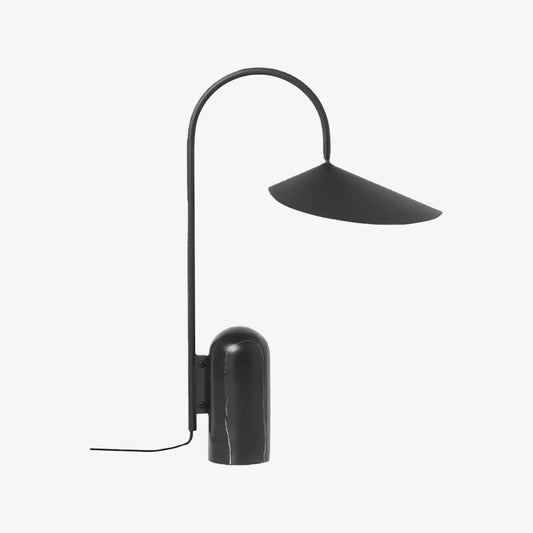 Nulavo Swivel Arm Leaf Shade Table Lamp - Adjustable Design for Living Room and Bedroom