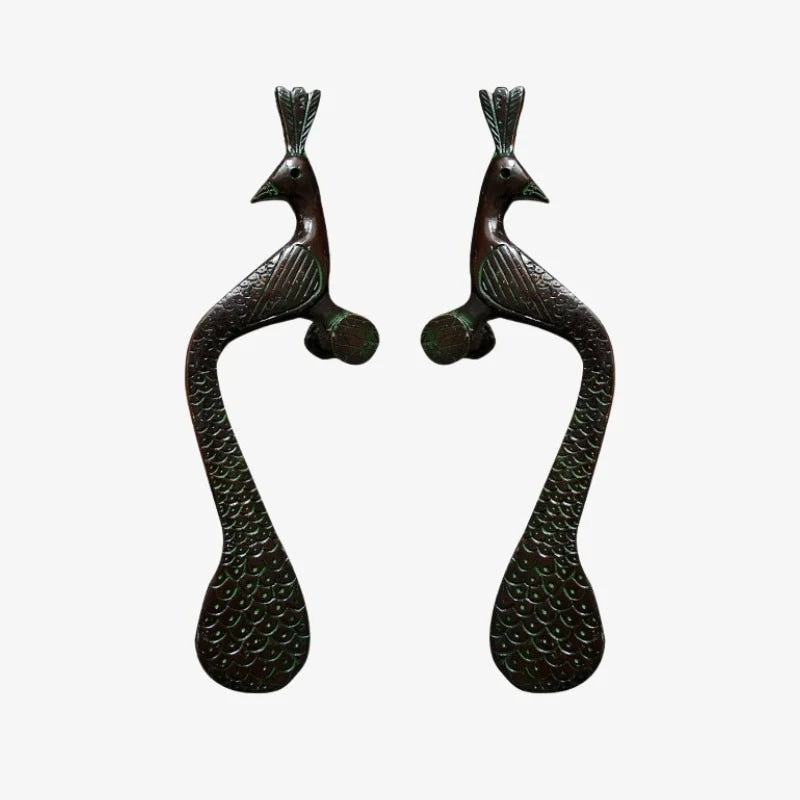 Handcrafted Brass Animal Door Handles 29