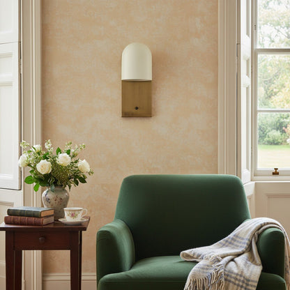 Metio Dome Elegant Wall Sconce Lighting - Classic Dome Shade Interior Fixture