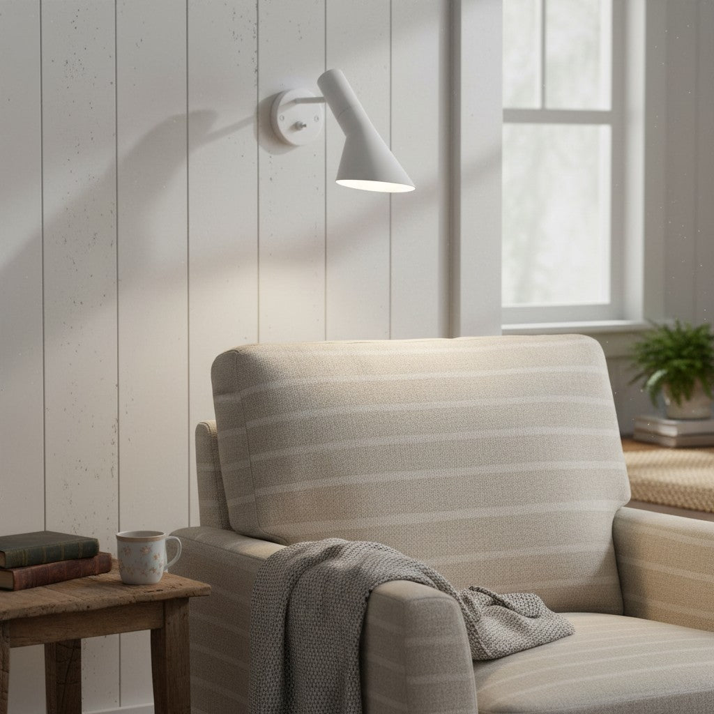 Alojorin Classic Industrial Wall Lamp Sculptural Design Sconce Lighting for Home Office N03