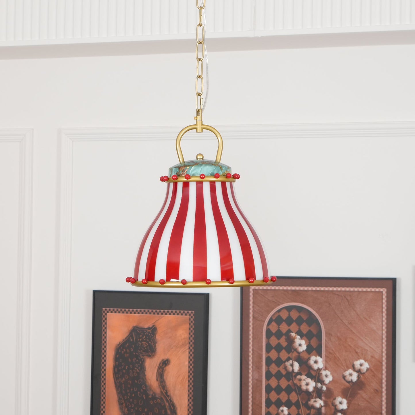 Dekoration Retro Glas Zirkus Pendelleuchte