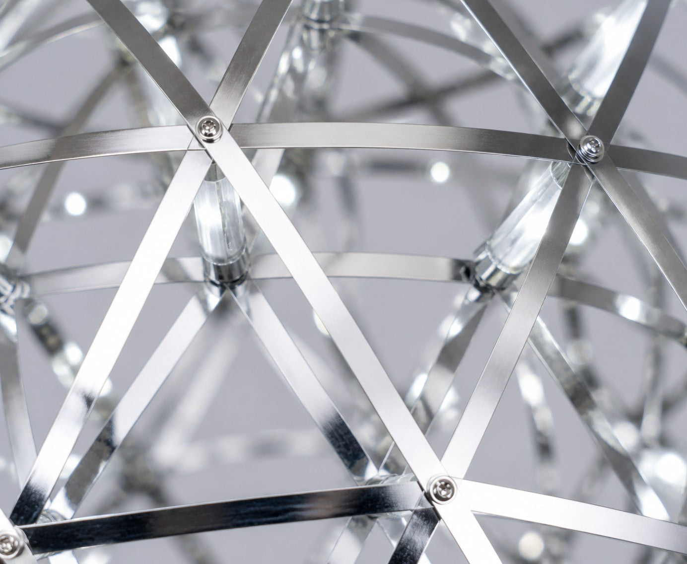 Silver Spark Ball Pendant Light