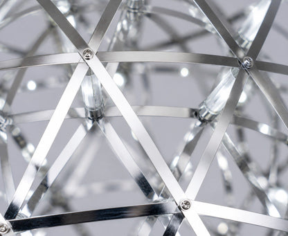 Silver Spark Ball Pendant Light