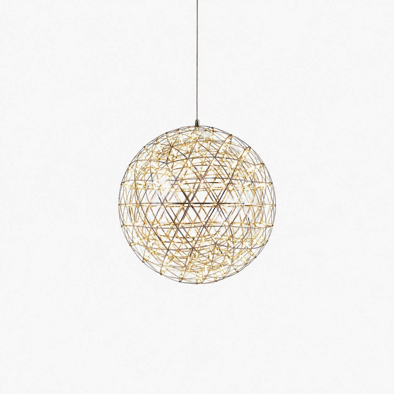 Silver Spark Ball Pendant Light