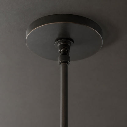 Hand Carved Alabaster Cylinder Pendant Light