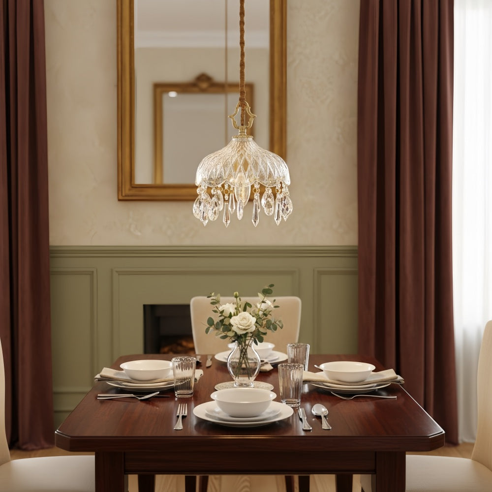 Norivo Pendant Light Contemporary Design Hanging Fixture - Refined Shade Style for Living Areas