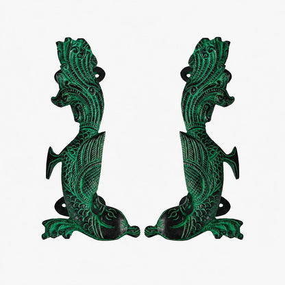 Handcrafted Brass Animal Door Handles 12