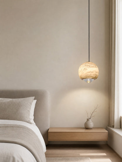 Ferox Alabaster Pendant Light