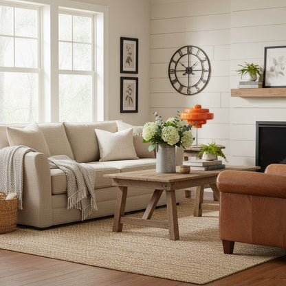 Koloro Tiered Glass Table Lamp – Retro Style for Living Room or Bedroom