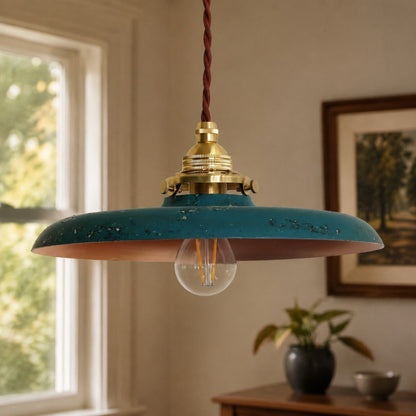 Hand-Rusted Nordic Farmhouse Pendant Light Fixture