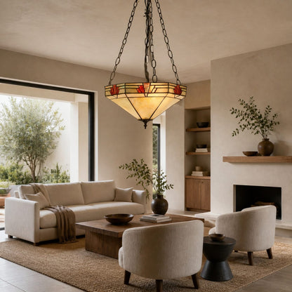 TF Nevada Pendant Light – Artisanal Glass Contemporary Inversion for Dining Areas and Entrances
