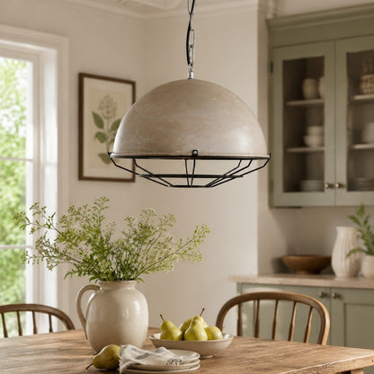 Dining/kitchen installation scene for aged finish