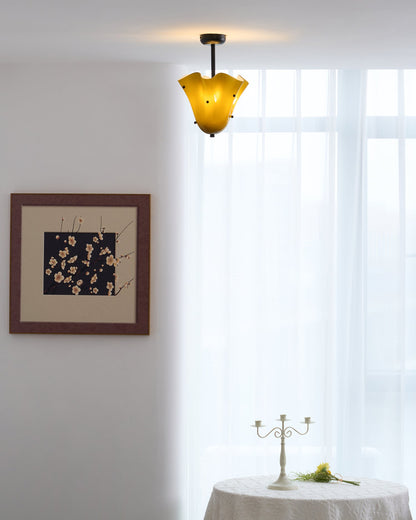 Bellina Sculptural Bloom Modern Ceiling Light – Perfect for Living Room & Bedroom