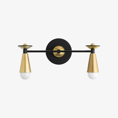 Pyralis Cone Modern Art Deco Lighting - Vintage Style Vanity Sconce Light