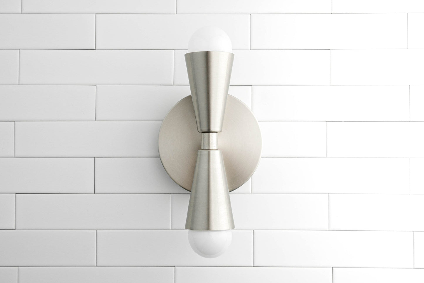Pyralis Cone Linear Statement Wall Sconce - Modern Two Light Fixture