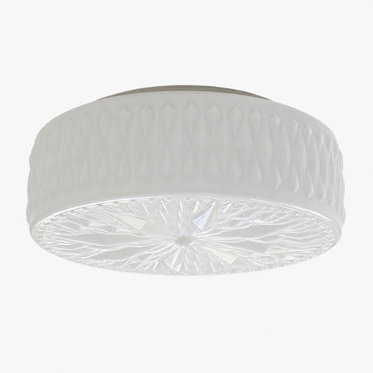 Mistaro Minimal Glass Ceiling Lamp - Flush Mount Design for Living Room and Bedroom