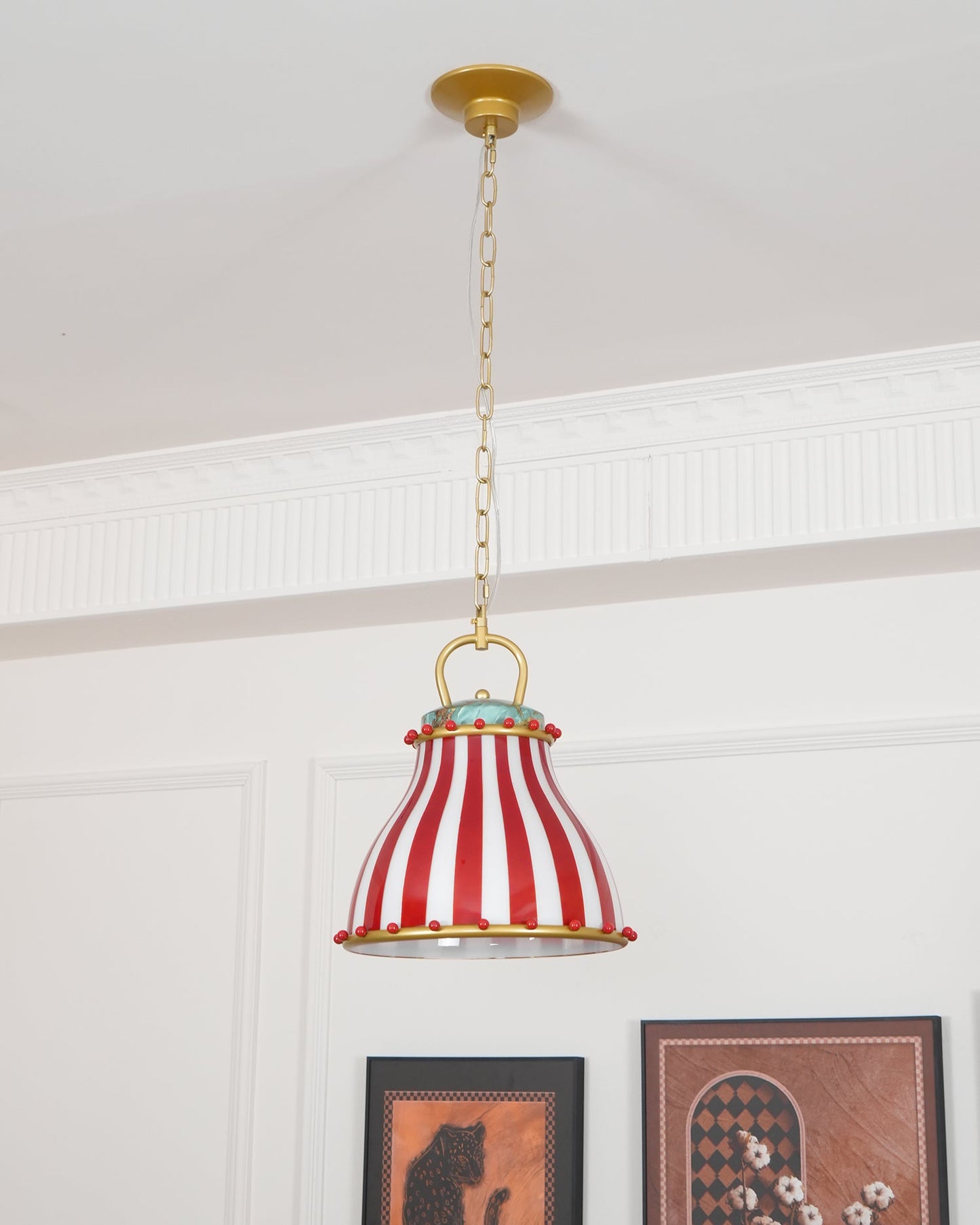 Dekoration Retro Glas Zirkus Pendelleuchte