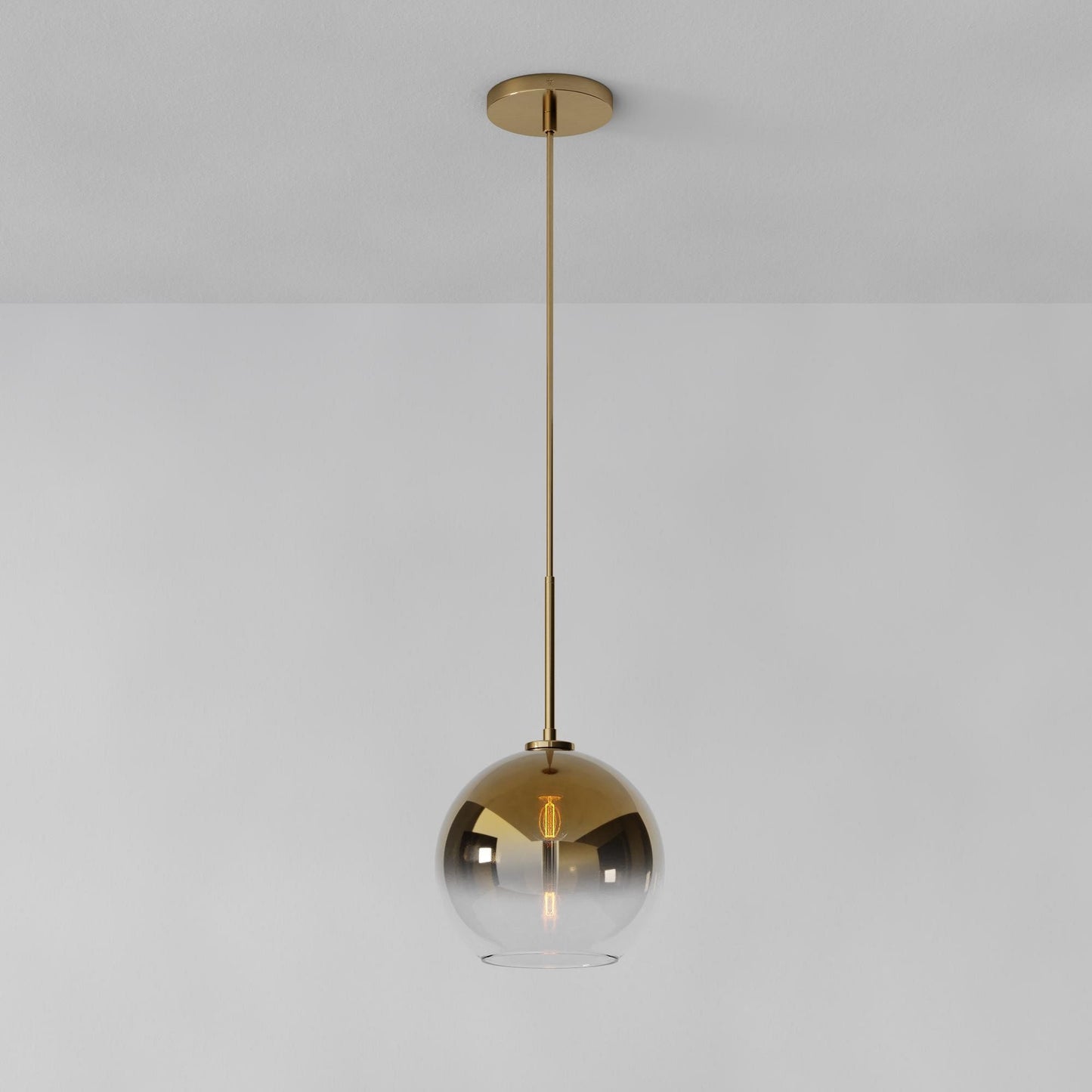 Selvion Sculptural Globe Pendant Light - Modern Glass Pendant Lamp - Sleek Design