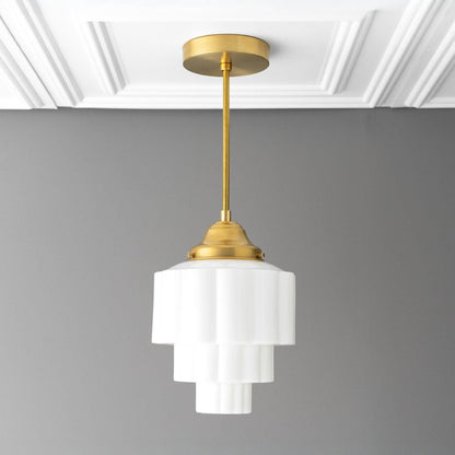 Geotower Glass Pendant Light - Elegant Home Lighting