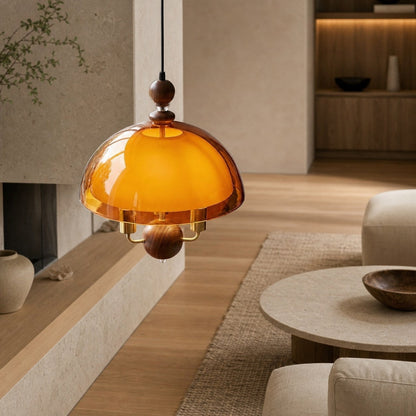 Afterglow Sunset Medieval Pendant Light - French Acrylic Pendant for Dining and Foyer