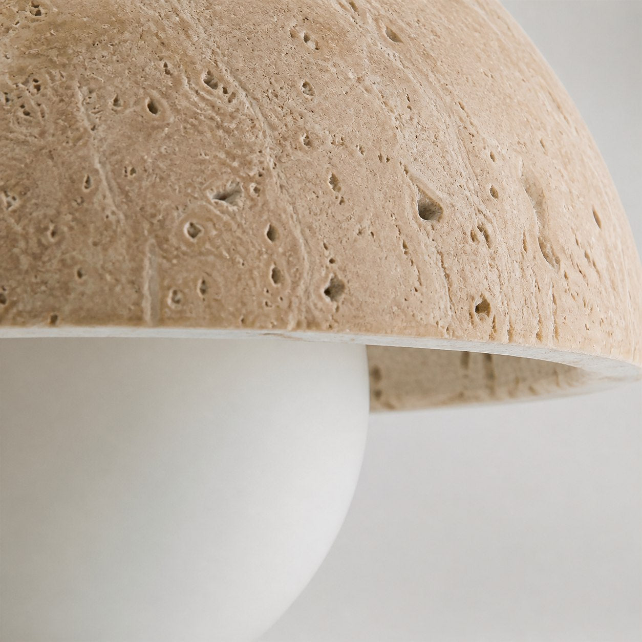 Travira Ceiling Light Textured Bowl Design Flush Mount Ceiling Lamp – Organic Style for Living Rooms