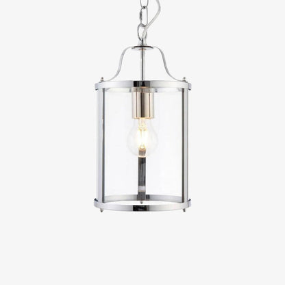 Aveline Clear Glass Metal Pendant Lamp