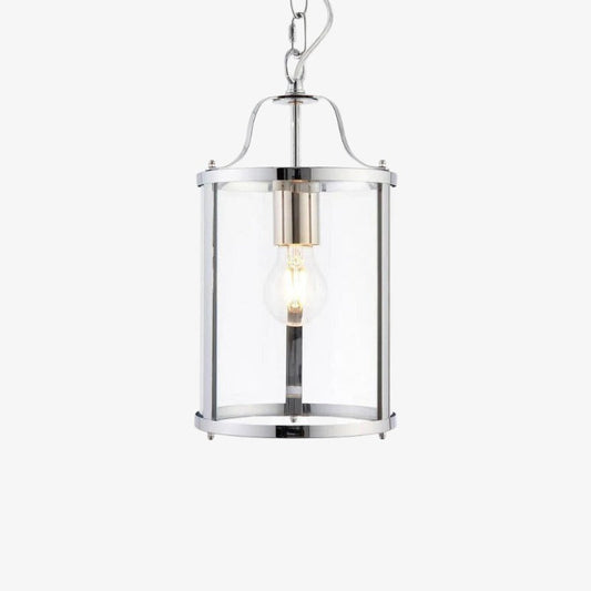 Aveline Clear Glass Metal Pendant Lamp