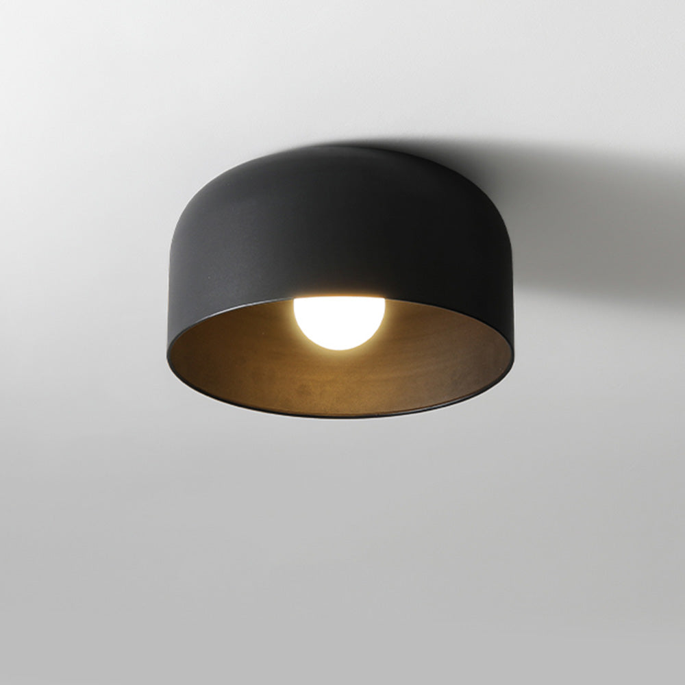 Stylische Skandinavische Rund Metall Deckenleuchte