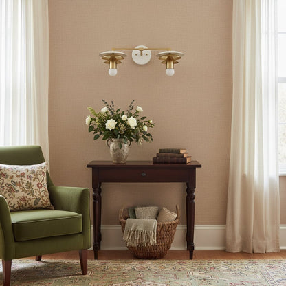 Artivo Layered Brass Design – Scandinavian Style – Wall Sconce – Ideal for Modern Bathrooms