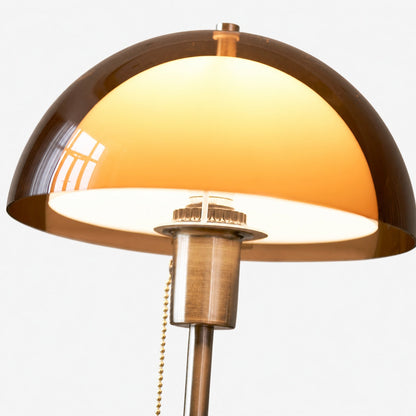Afterglow Table Lamp Rounded Shade Bedside Accent Table Lamp - Modern Retro Style for Bedroom
