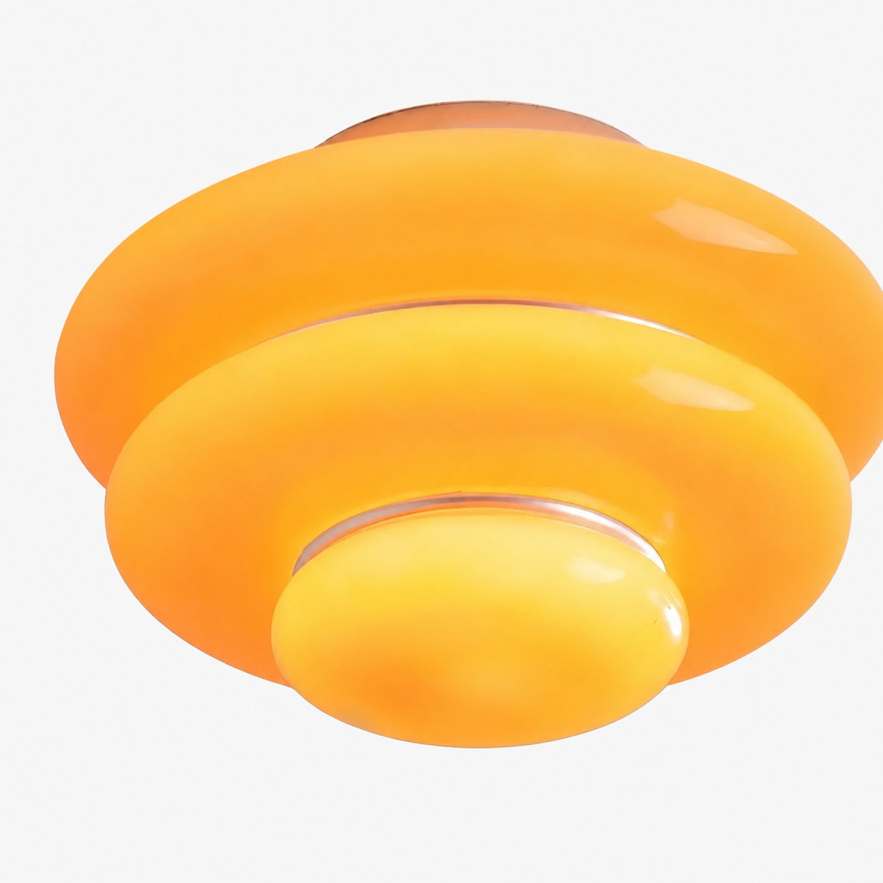 Cirren Layered Ceiling Light – Artistic Circular Silhouette Ceiling Fixture for Dining Area