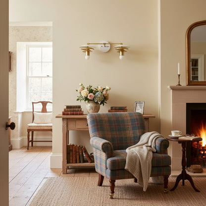 Artivo Layered Brass Design – Scandinavian Style – Wall Sconce – Ideal for Modern Bathrooms