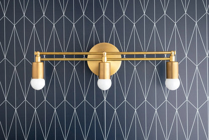 Mobilux Line Moderne Vanity Light - Badezimmer-Wandleuchte im Art-Deco-Stil