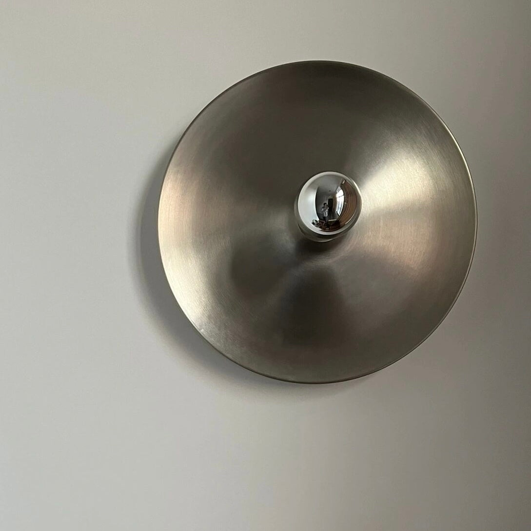 Mid Century Space Age Scheiben Wandleuchte