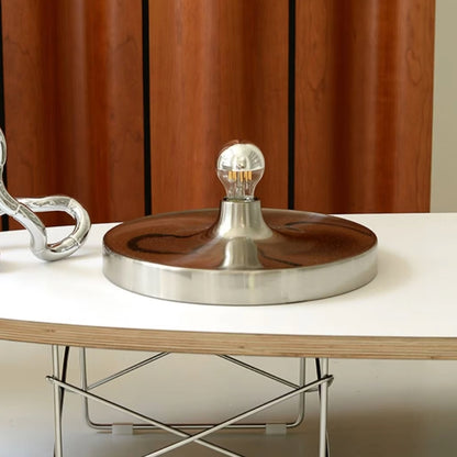 Mid Century Space Age Scheiben Wandleuchte