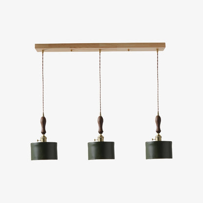 Modern Minimalist Leather Shade Pendant Light