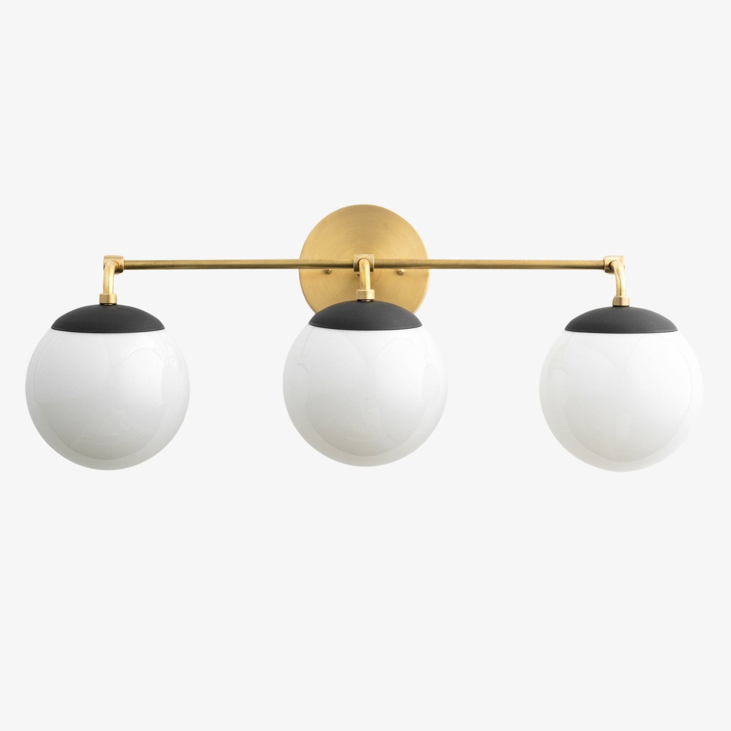 Glorica Glass Wall Sconce - Modern Vintage Vanity Light Fixture