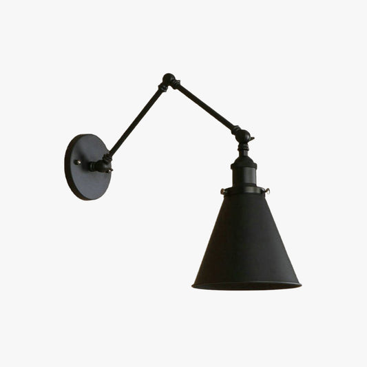 Industrial Vintage Schwenkbare Wandleuchte mit gelenkarm