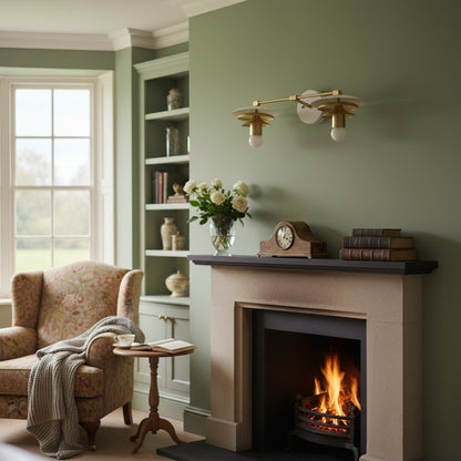 Artivo Layered Brass Design – Scandinavian Style – Wall Sconce – Ideal for Modern Bathrooms