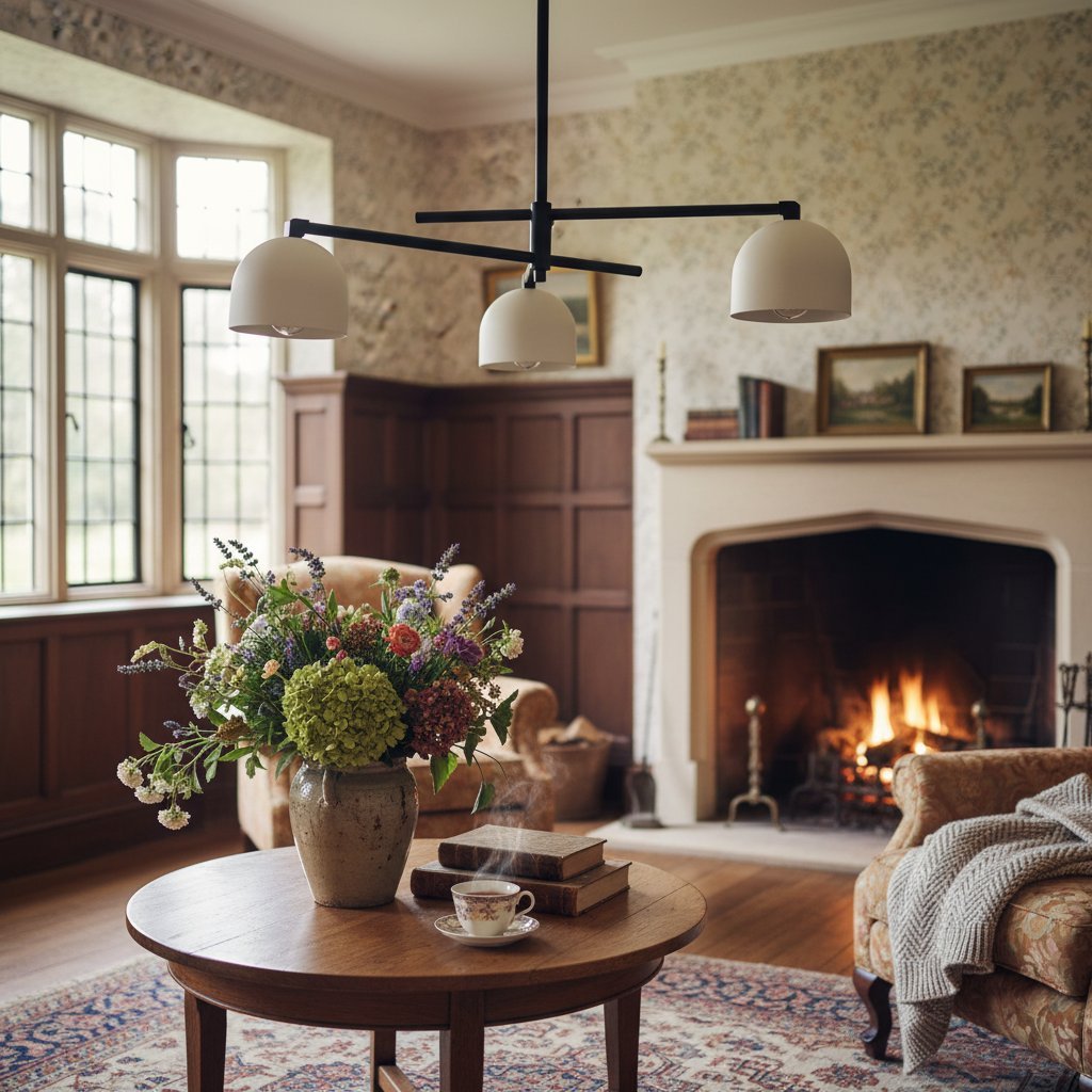 Metio Dome-Design Ceiling Chandelier - Elegant Lighting for Dining & Living Rooms