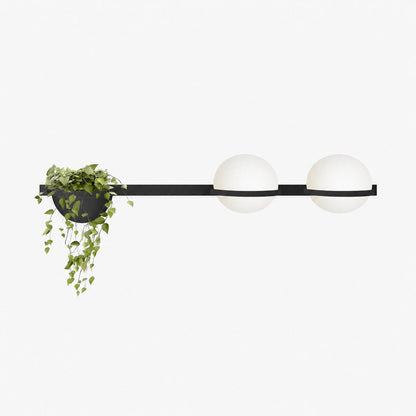 Globe Shade Minimalist Wall Lamp for Indoor and Outdoor Spaces
