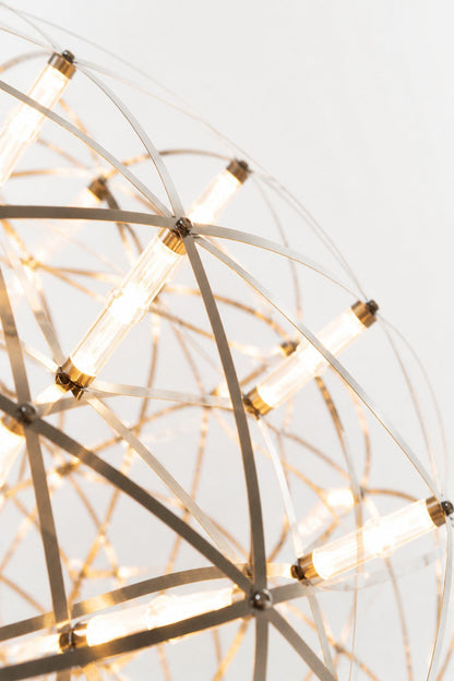 Silver Spark Ball Pendant Light