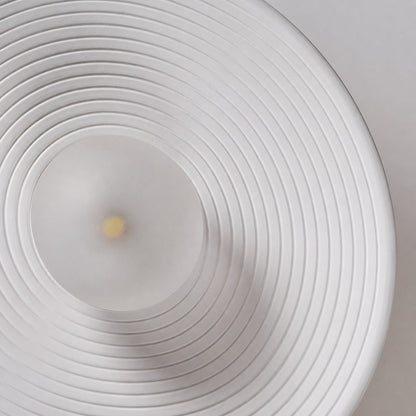 Ovalune Organic Textured Ceiling Light Sculptural Design Flush Mount - Modern Style for Living Room