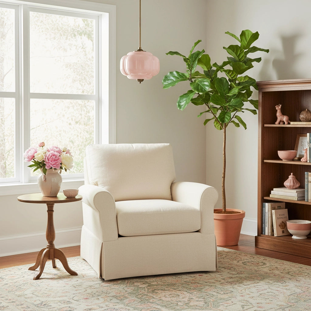 Eloise Pendant Light - Vintage Milk Glass Pendant Light